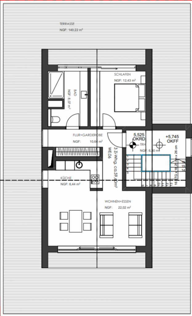 Grundriss WE 06