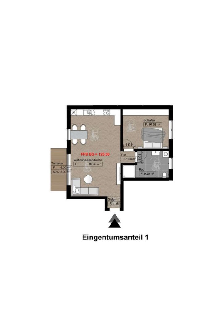 Eigentumsanteil 1 WE1