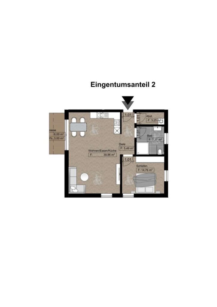 Eigentumsanteil 2 WE2