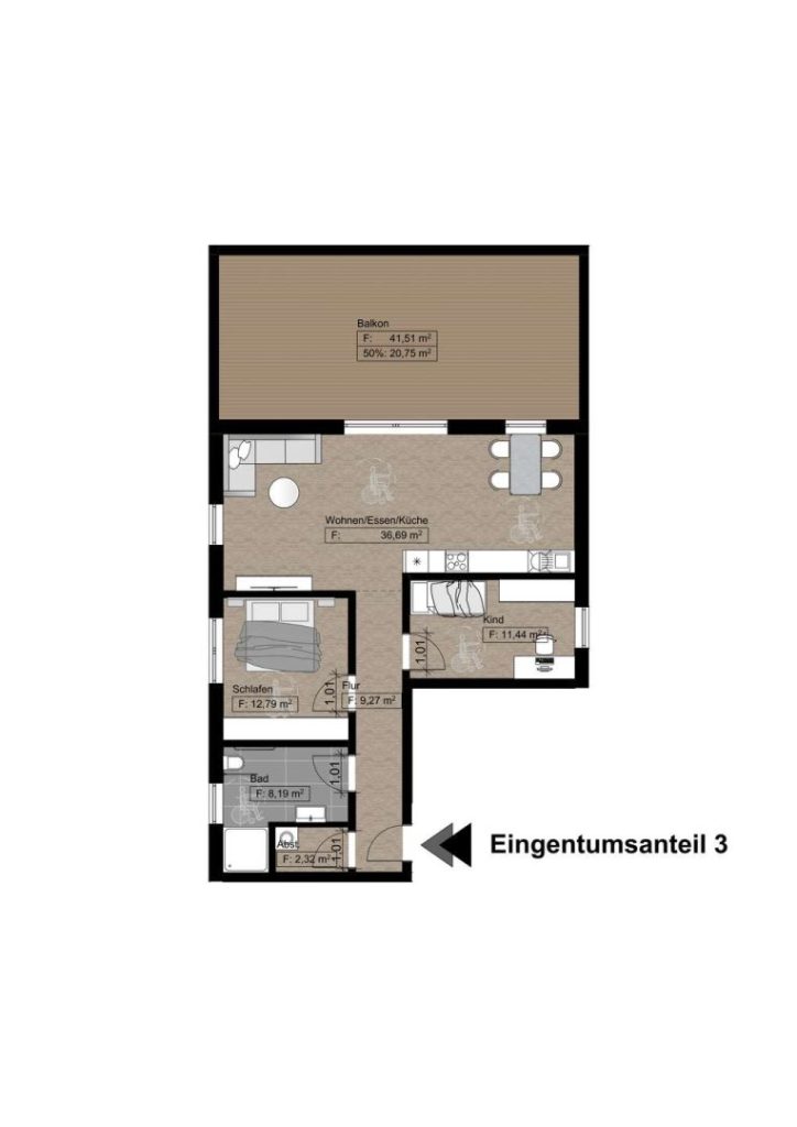 Eigentumsanteil 3 WE3